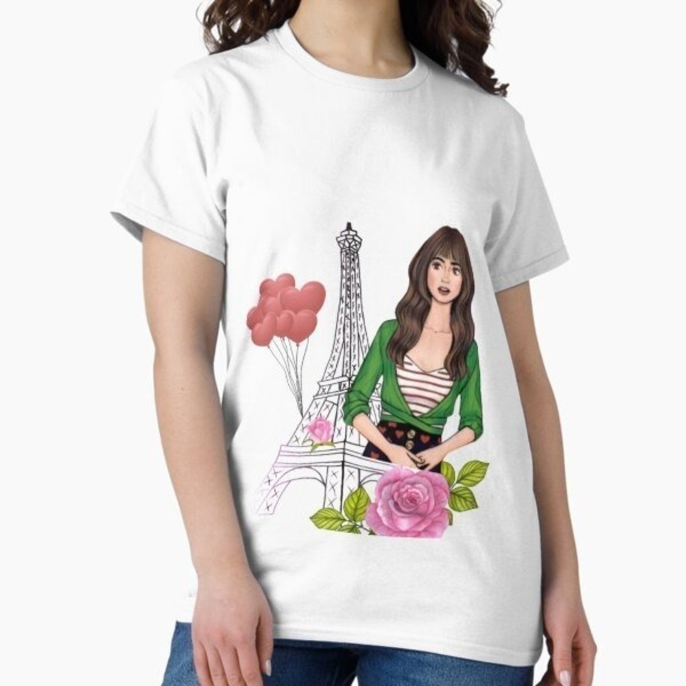 Emily In Paris City Escape Graphic Tee Gift Idea
